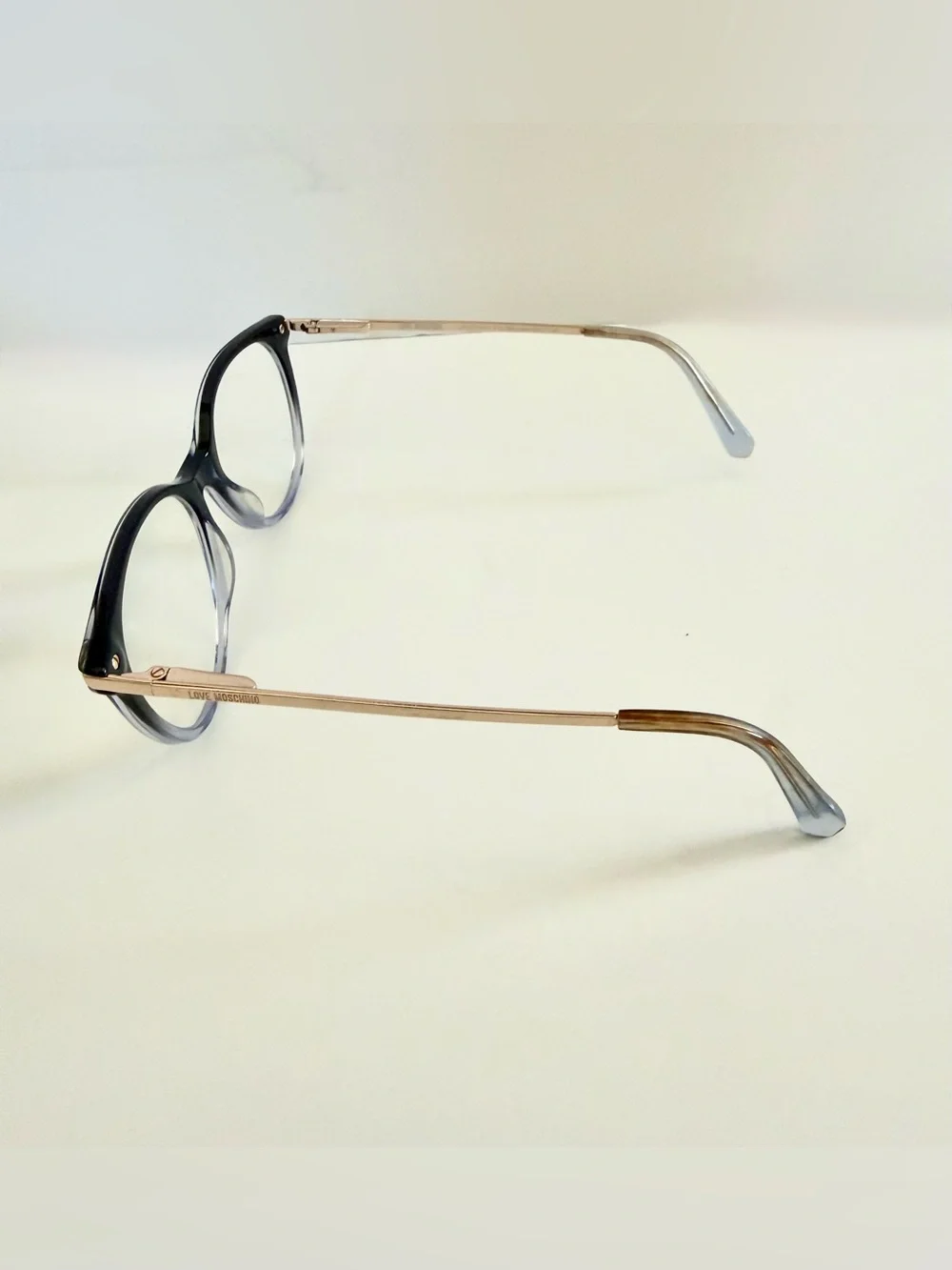Moschino Love MOL570 Ombré Glasses Frames 52mm Round Cat Eye
